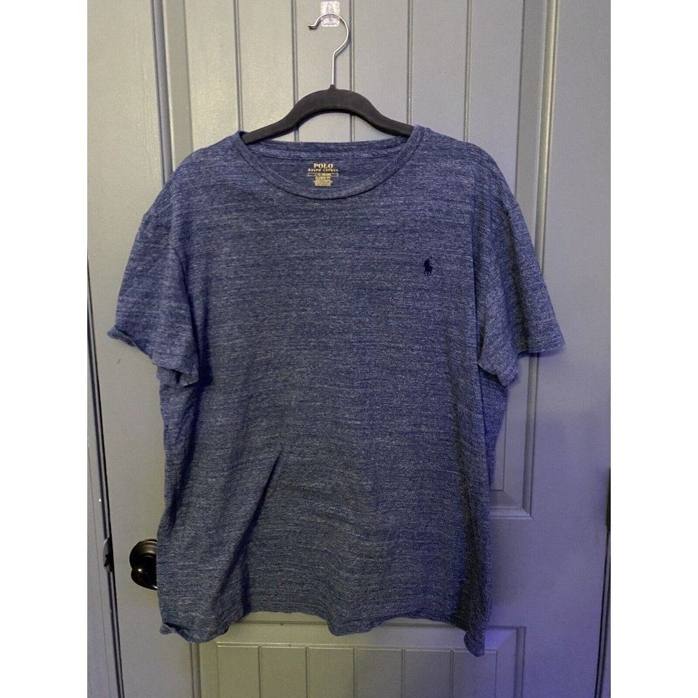 Polo Ralph Lauren Classic Fit marble blue T-Shirt Mens Size L large